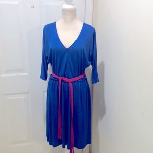 NWT Ladies Sexy Blue/Fushcia Dress
